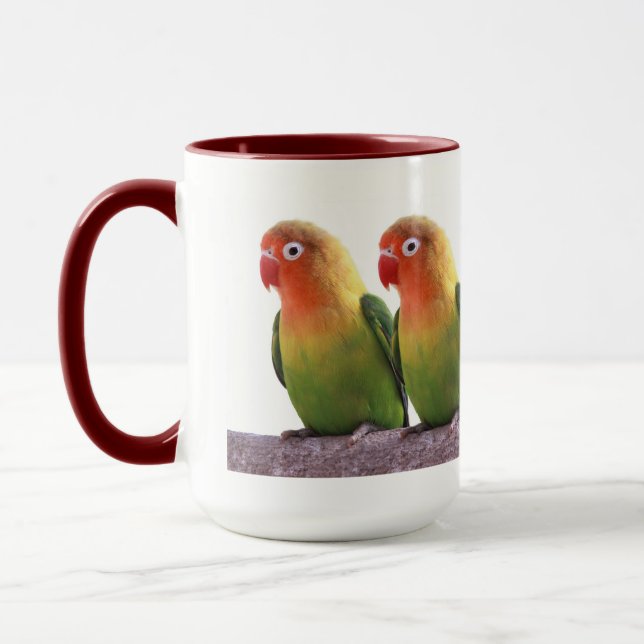 Fischer's Lovebird Mug (Left)