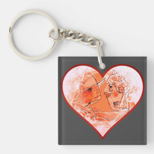 Fischpärchen Keychain