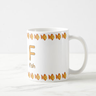 FisforFish–FunAlphabetCupDesign Coffee Mug