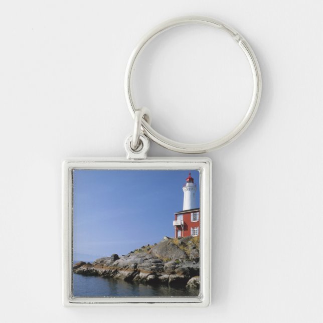 Fisgard Lighthouse in the Fort Rodd Hill Keychain (Front)