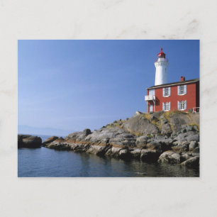 Fisgard Lighthouse in the Fort Rodd Hill Postcard