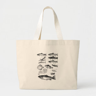 Fish 25 large tote bag