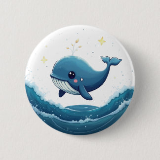 fish 2 inch round button
