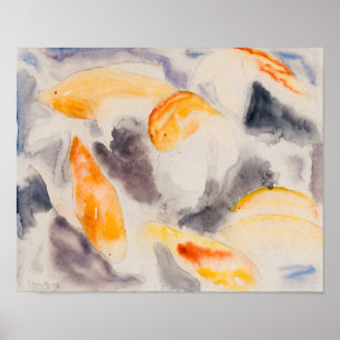Fish 4 Charles Demuth Poster
