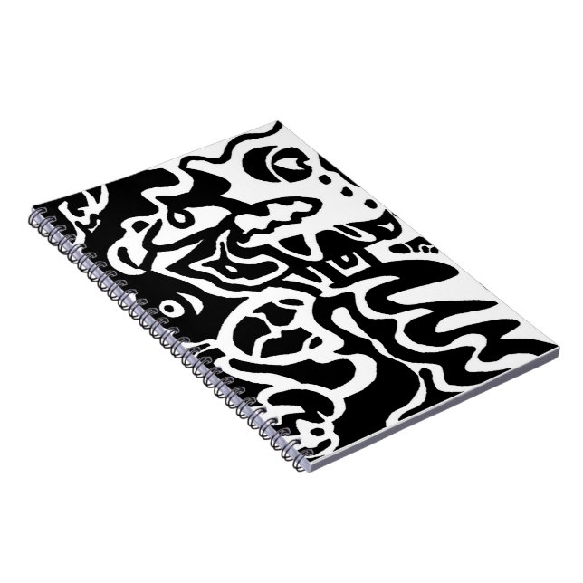 "Fish" Abstract Art Notebook (Right Side)