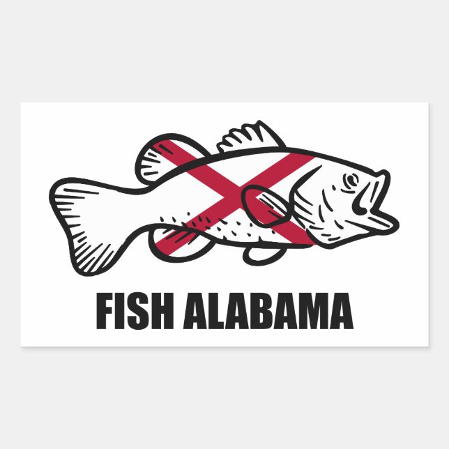 Fish Alabama Sticker (Front)