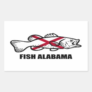 Fish Alabama Sticker