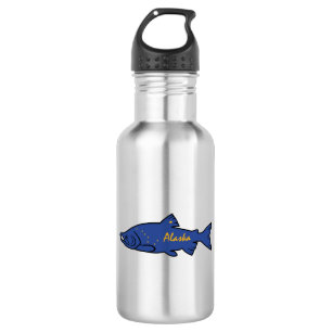Fish Alaska Salmon 532 Ml Water Bottle