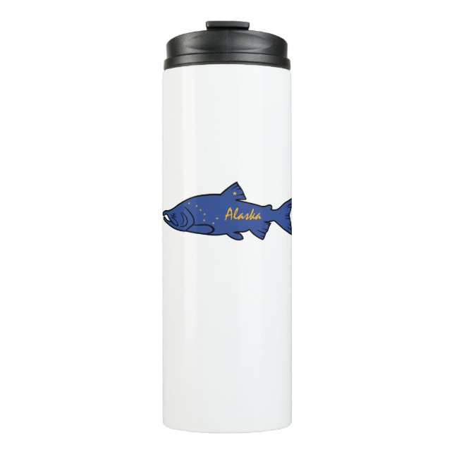 Fish Alaska Salmon Thermal Tumbler (Front)