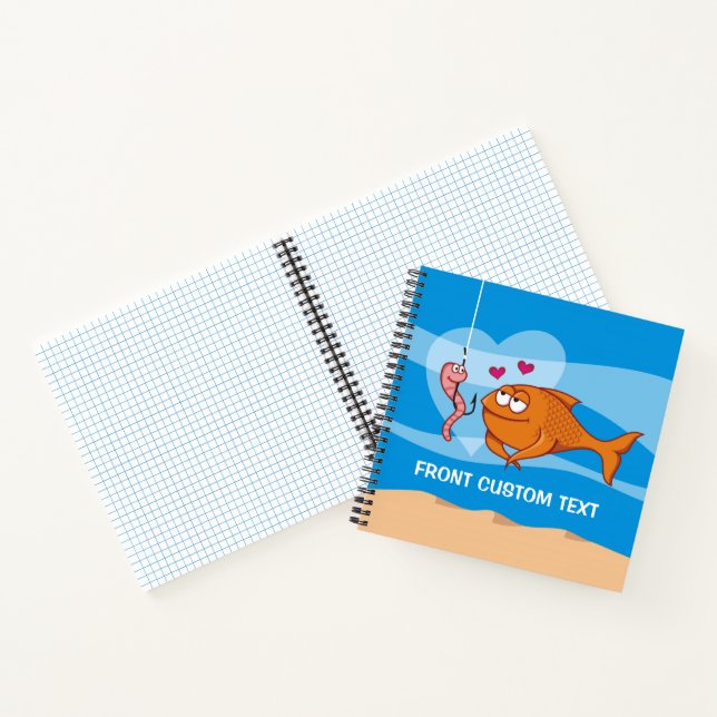 Fish and Bait in Love Notebook (Inside)