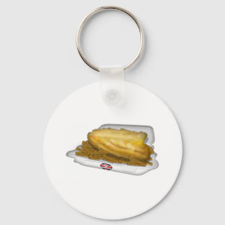 Fish and Chips Keychain
