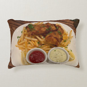 Fish and Chips Pillow