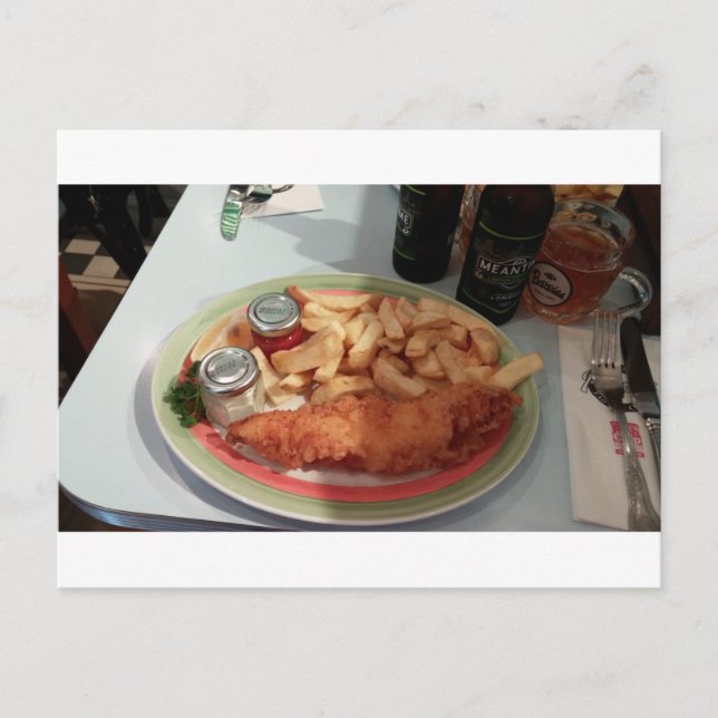fish-and-chips postcard (Front)