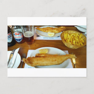Fish and chips postcard