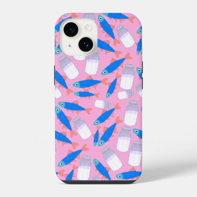 Fish And Salt iPhone Case (Back)