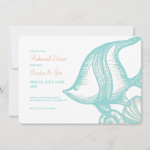 Fish and Seashells Invitation