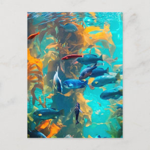 Fish and Seaweed  Postcard