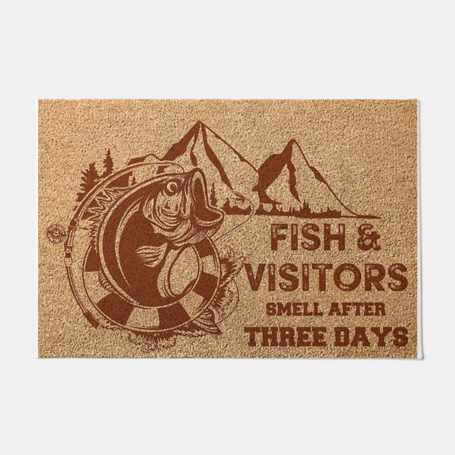 Fish And Visitors Smell After Three Days Doormat (Front)