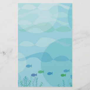 fish and water stationery