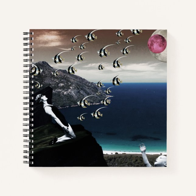 Fish and yoga notebook (Front)