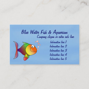 Fish Aquarium Business Card