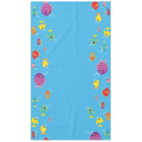 Fish Aquarium Cute First Birthday Table Cloth