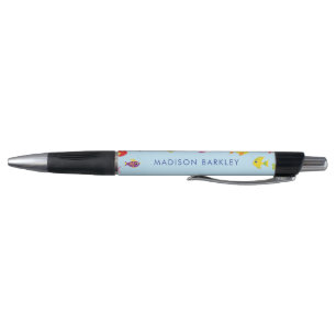 Fish Aquarium Cute Kid's Pens with Name