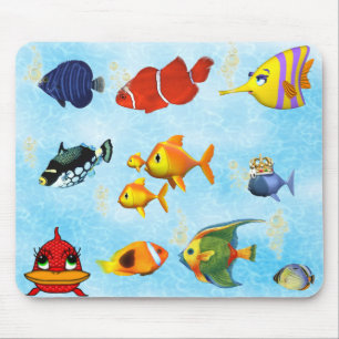 Fish Aquarium Mousepad Mouse Pad