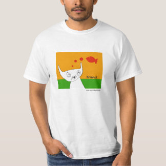 Fish are Friends Cat Tee