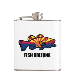 Fish Arizona Hip Flask