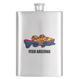 Fish Arizona Hip Flask