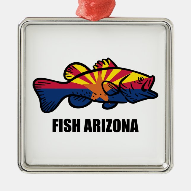 Fish Arizona Metal Ornament (Front)