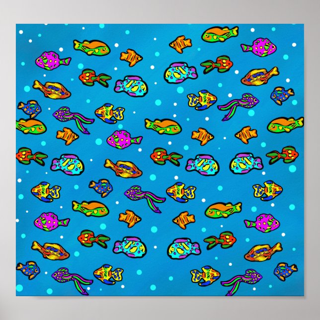 Fish Art Poster (Front)