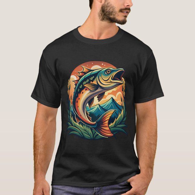 fish bass T-Shirt (Front)