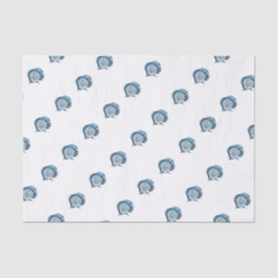 Fish beach nautical coastal ocean sea blue tissue paper