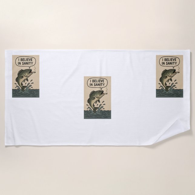 Fish Beach Towel (Front)