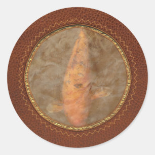 Fish - Big fish little pond Classic Round Sticker