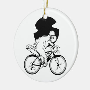 Fish Bikepacking Ceramic Ornament