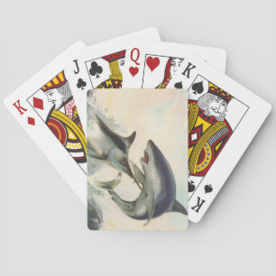 Fish - Black Marlin and Mako Shark Playing Cards
