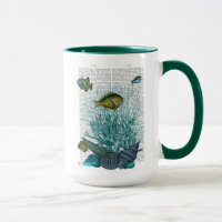 Fish, Blue Shells and Corals
