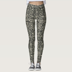 Fish bones pattern leggings