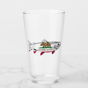 Fish California Trout Glass