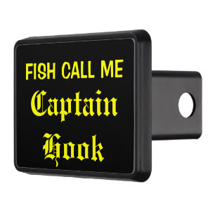 Fish Call Me Captain Hook Trailer Hitch Cover