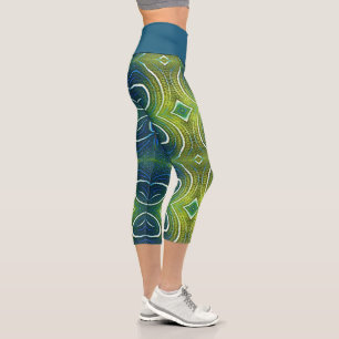 fish capri leggings