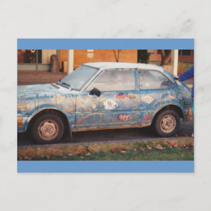 Fish Car Postcard