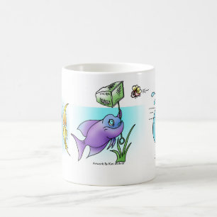 Fish Cartoon Montage 3 Coffee Mug