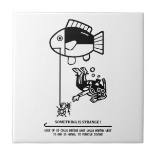 Fish catch humans tile