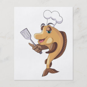 Fish Chef Fishing And Cooking Gift Sweat Flyer