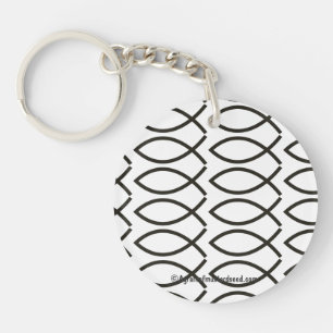 FISH Christian Symbol Keychain