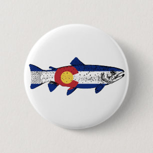 Fish Colorado 2 Inch Round Button